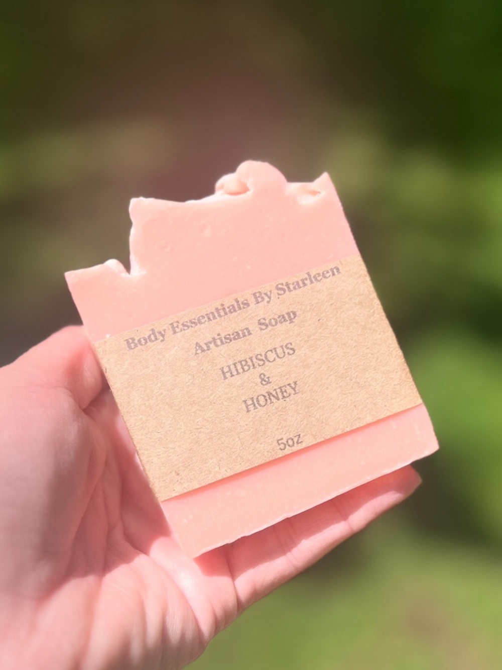 Handcrafted - Artisan Soap - Hibiscus & Honey - Picture 2 of 4